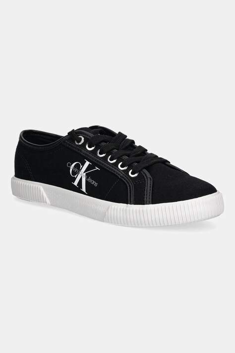 Tenisky Calvin Klein Jeans ESS VULC MONO W dámské, černá barva, YW0YW00482