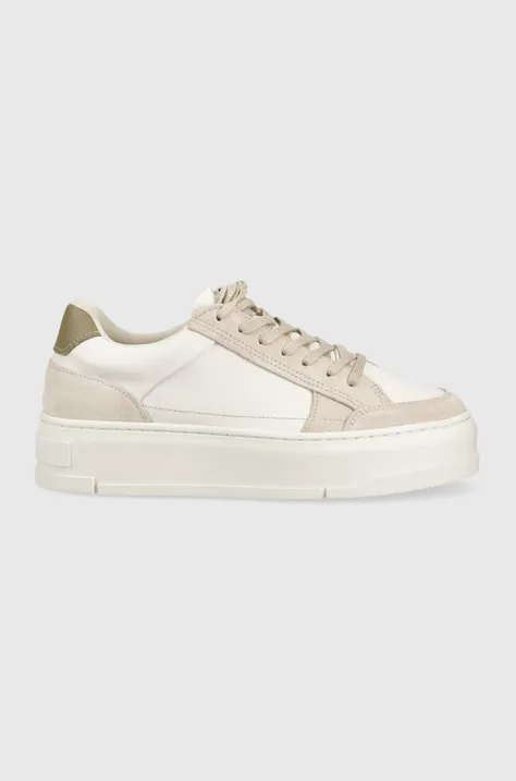 Δερμάτινα αθλητικά παπούτσια Vagabond Shoemakers Shoemakers JUDY χρώμα: άσπρο, 5524.042.98