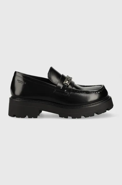 Kožne mokasinke Vagabond Shoemakers COSMO 2.0 za žene, boja: crna, s platformom, 5549.004.20