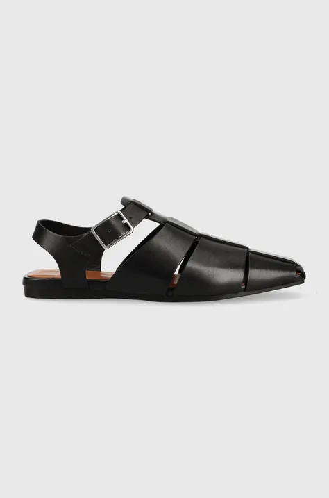 Кожаные сандалии Vagabond Shoemakers WIOLETTA женские цвет чёрный 5501.101.20