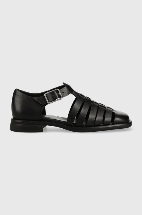 Δερμάτινα σανδάλια Vagabond Shoemakers Shoemakers BRITTIE χρώμα: μαύρο, 5551.201.20