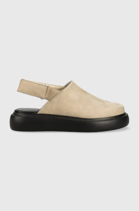 Vagabond Shoemakers sandały zamszowe BLENDA damskie kolor beżowy 5519.350.07