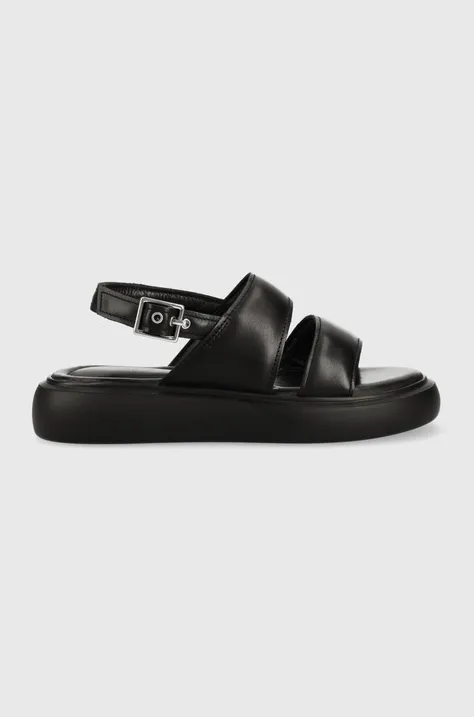 Vagabond Shoemakers sandały skórzane BLENDA damskie kolor czarny na platformie 5519.501.20