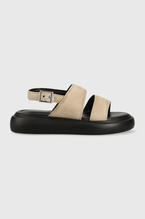 Semišové sandály Vagabond Shoemakers BLENDA dámské, béžová barva, 5519.550.07