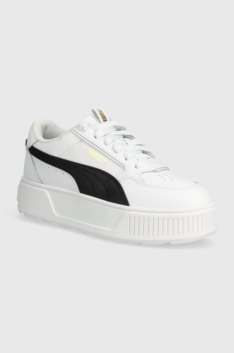Кожаные кроссовки Puma Karmen Rebelle цвет белый