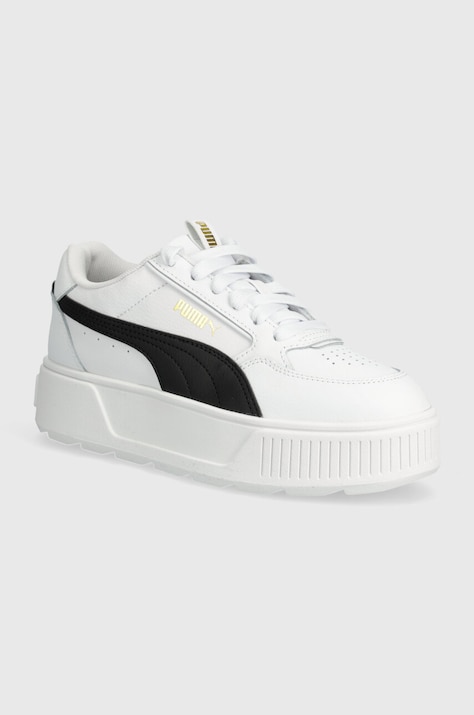 Puma sneakersy skórzane Karmen Rebelle kolor biały 387212