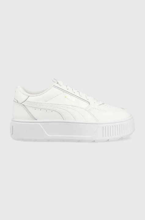 Шкіряні кросівки Puma Karmen Rebelle колір білий