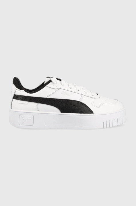 Puma sneakers Carina Street culoarea alb 389390