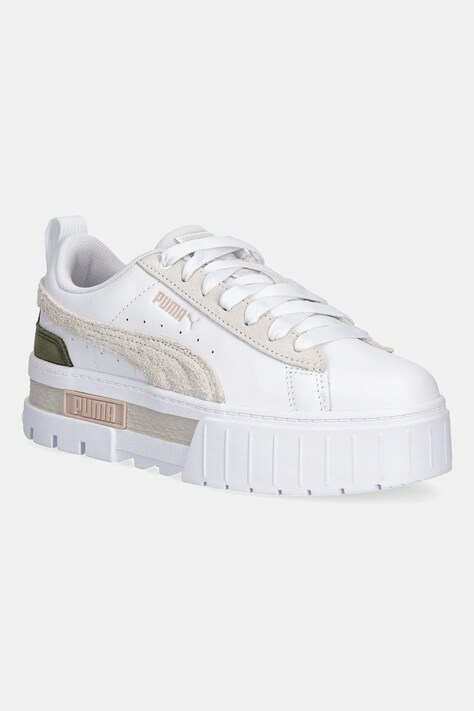 Шкіряні кросівки Puma Mayze Mix Wns колір білий