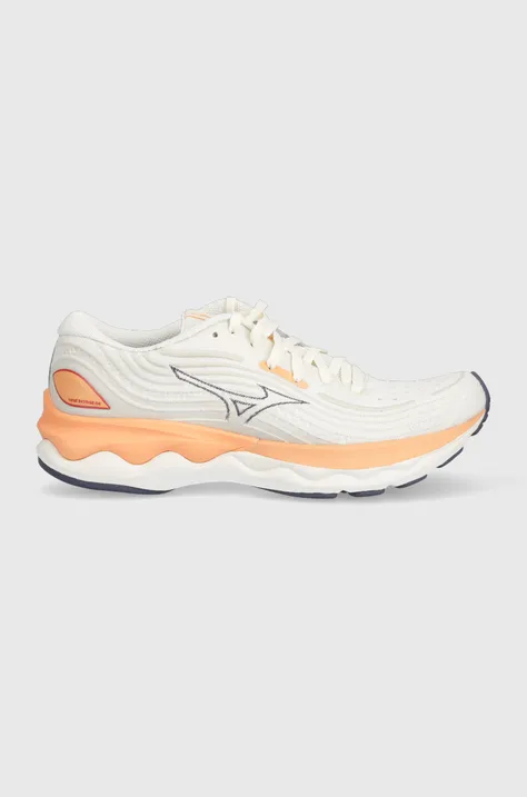 Παπούτσια για τρέξιμο Mizuno Wave Skyrise 4 χρώμα: άσπρο