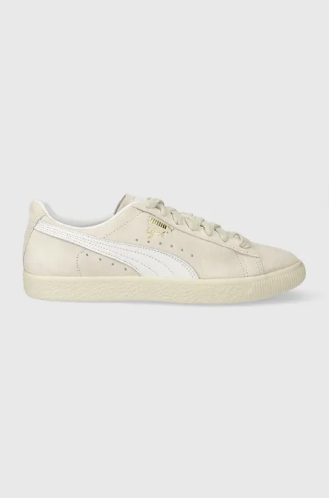 Puma sneakers 391134 Clyde PRM white color