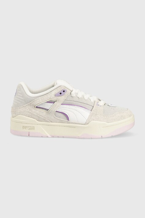 Puma sneakers din piele Slipstream 8ENJAMIN culoarea alb