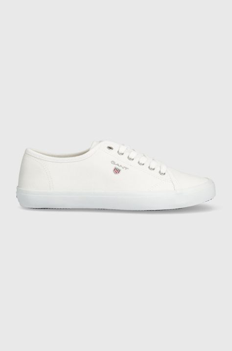 Πάνινα παπούτσια Gant Pillox χρώμα: άσπρο, 26538800.G29