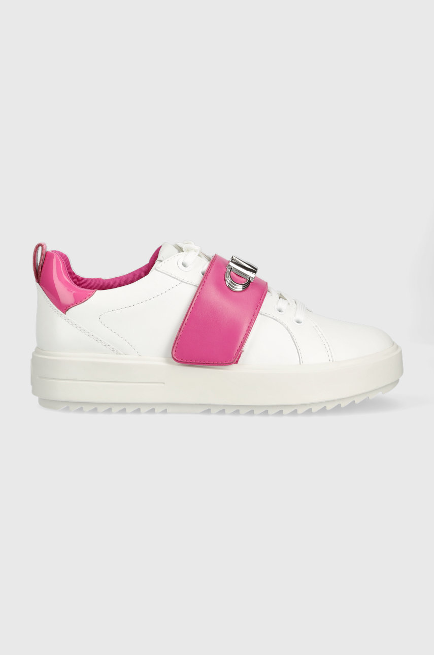 MICHAEL Michael Kors sneakersy skórzane Emmett kolor biały 43R3EMFS4L
