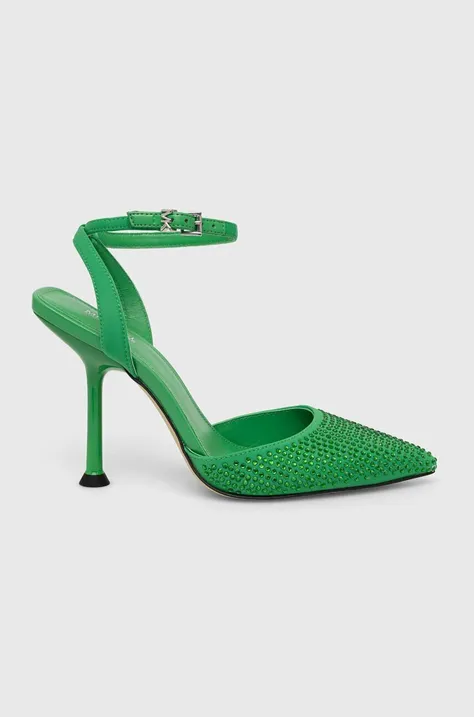 Γόβες παπούτσια MICHAEL Michael Kors Imani χρώμα: πράσινο, 40R3IMHP1D