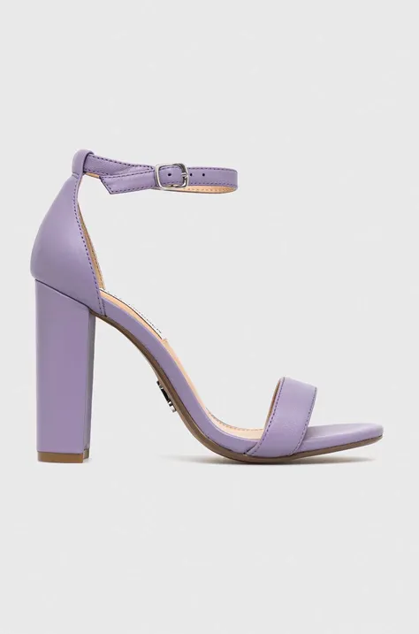 Шкіряні сандалі Steve Madden Carrson колір фіолетовий SM11000008