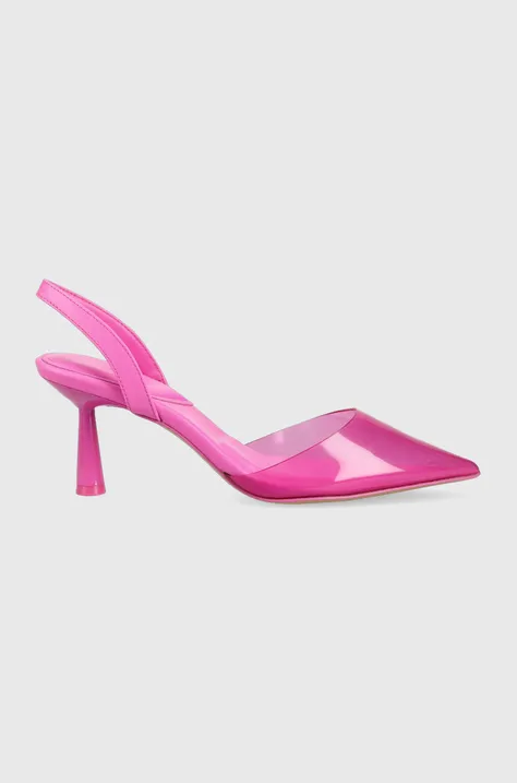 Обувки с висок ток Aldo Enaver в розово с отворена пета 13540267.ENAVER