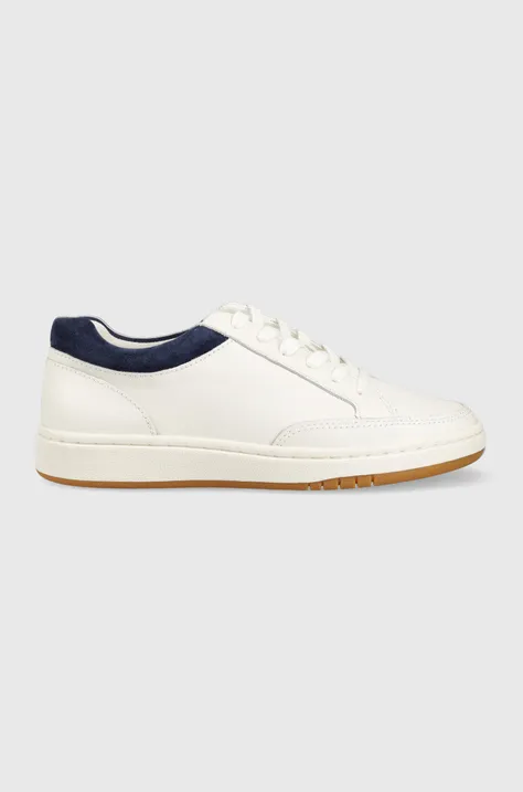 Δερμάτινα αθλητικά παπούτσια Lauren Ralph Lauren Hailey χρώμα: άσπρο, 802891469002