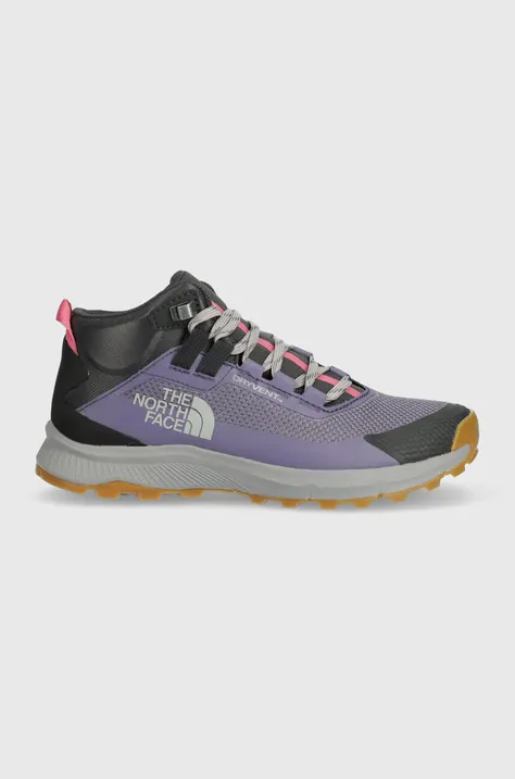 The North Face buty Cragstone Mid Waterproof damskie kolor fioletowy