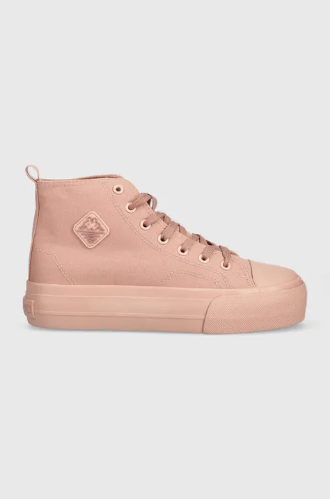 Πάνινα παπούτσια Kappa χρώμα: ροζ