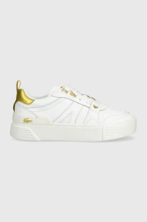 Lacoste sneakersy skórzane L002 kolor biały 45CFA0032