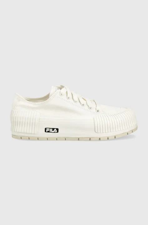 Πάνινα παπούτσια Fila CITYBLOCK PLATFORM χρώμα: άσπρο