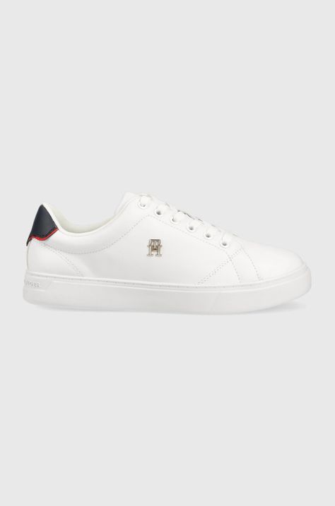 Kožené sneakers boty Tommy Hilfiger ELEVATED ESSENTIAL COURT SNEAKER