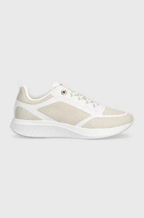 Tommy Hilfiger sneakersy ACTIVE MESH TRAINER kolor beżowy