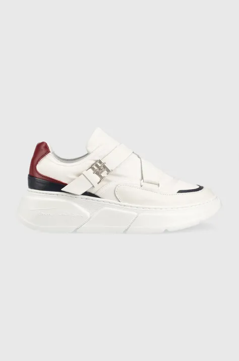 Tommy Hilfiger sneakersy LUX HRDWARE SNEAKER kolor biały FW0FW07110