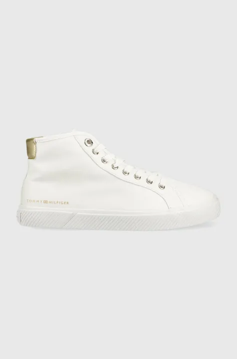 Tommy Hilfiger trampki ESSENTIAL HIGHCUT SNEAKER damskie kolor biały FW0FW07120