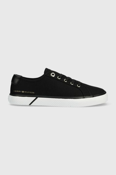 Tommy Hilfiger tenisi LACE UP VULC SNEAKER BL