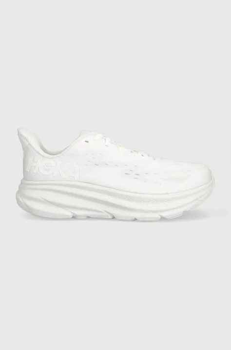 Παπούτσια για τρέξιμο Hoka One One Clifton 9 χρώμα: άσπρο