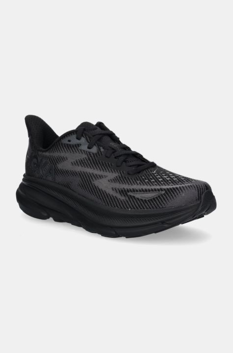 Hoka One One running shoes Clifton 9 black color