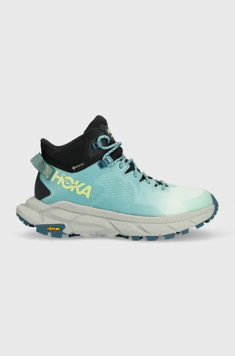 Παπούτσια Hoka Trail Code GTX χρώμα: τιρκουάζ F30