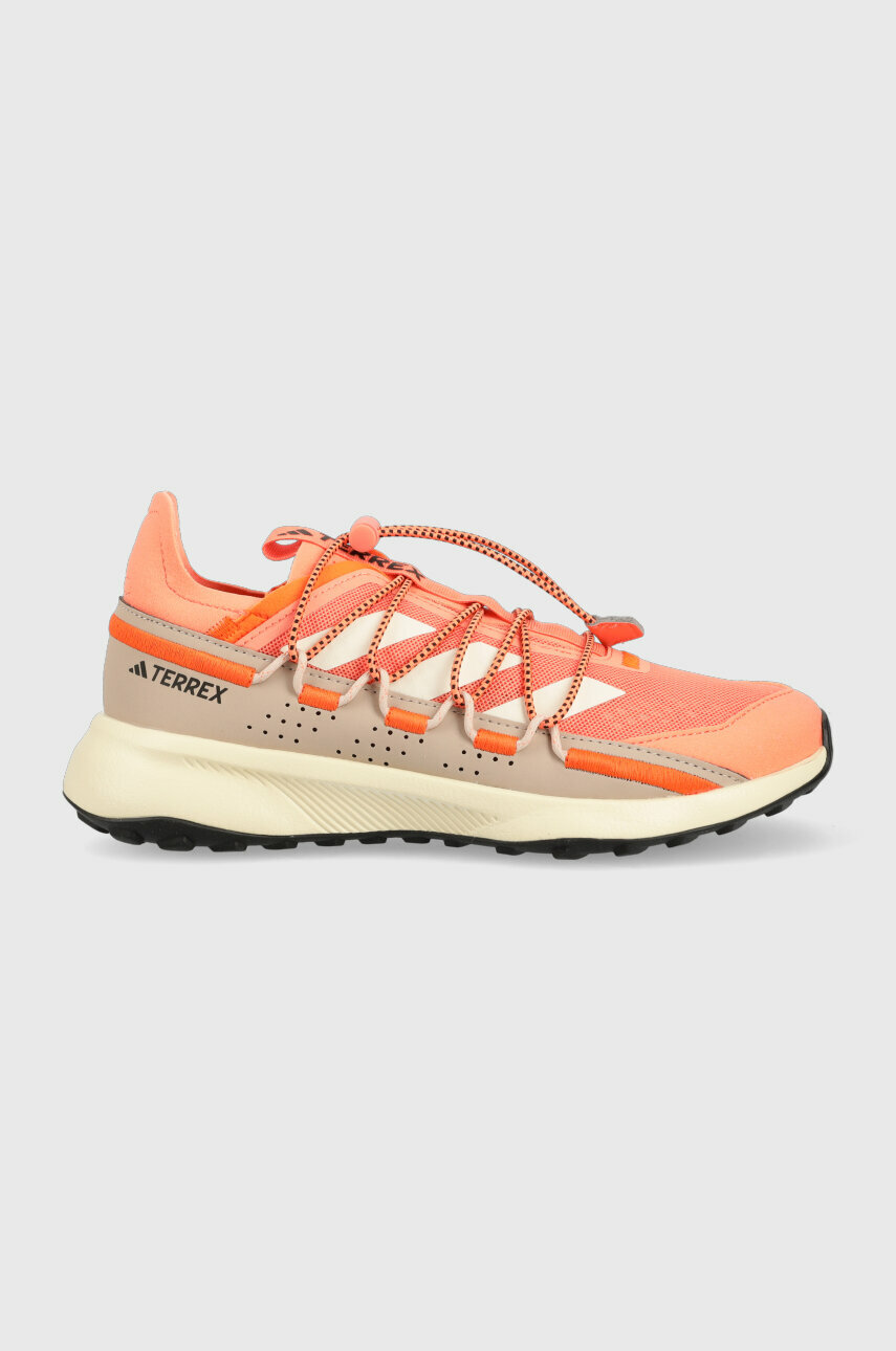 Boty adidas TERREX Voyager 21 dámské, oranžová barva, HQ0942-CORFUS/WHT