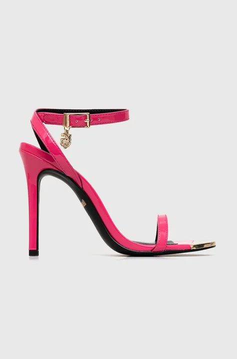 Just Cavalli sandały kolor różowy 74RB3S20