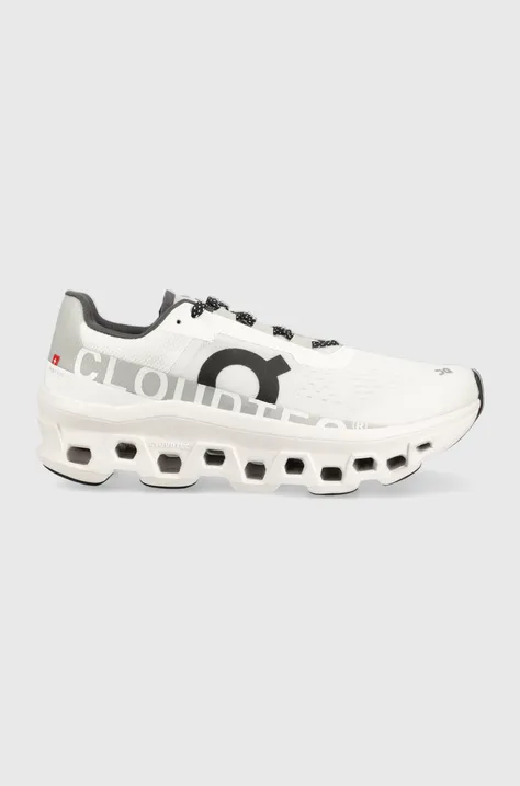 On-running running shoes Cloudmonster white color