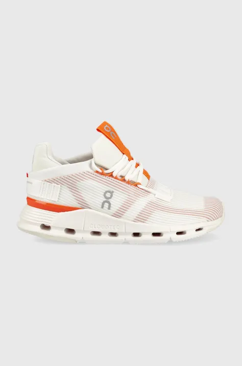 Παπούτσια για τρέξιμο On-running Cloudnova Void χρώμα: άσπρο