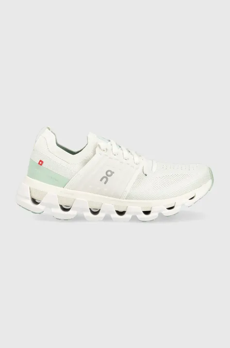 Tekaški čevlji On-running Cloudswift bela barva, 3WD10451195