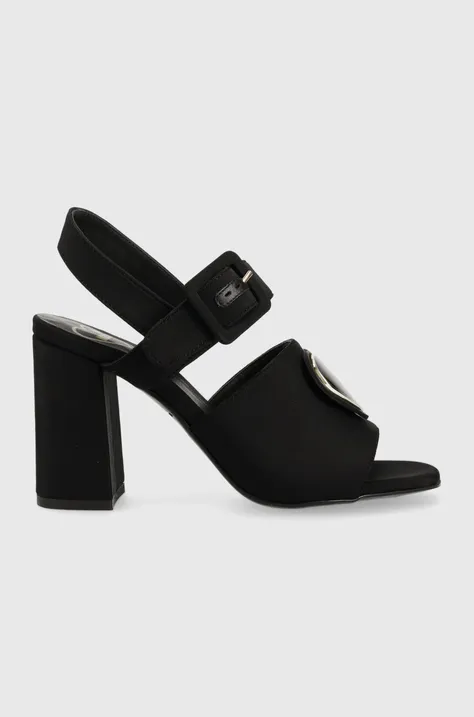 Sandále Love Moschino čierna farba, JA16368G0GIM0000