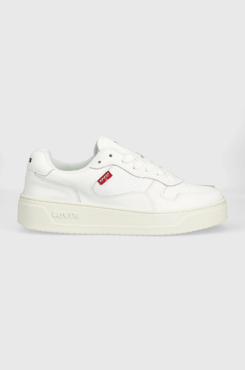 Levi's sneakers din piele Glide S culoarea alb, D7522.0001