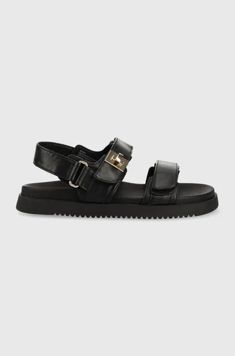 Kožne sandale Steve Madden Mona za žene, boja: crna, SM11002535
