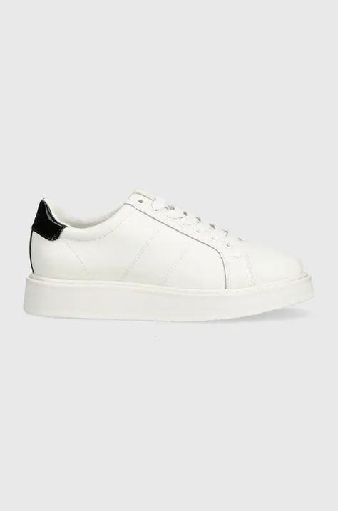 Lauren Ralph Lauren sneakersy skórzane Angeline kolor biały 802904433001