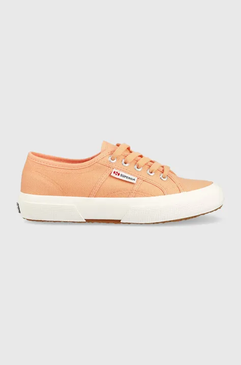 Πάνινα παπούτσια Superga 2750 COTU CLASSIC χρώμα: πορτοκαλί, S000010