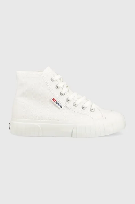 Πάνινα παπούτσια Superga χρώμα: άσπρο, S112I9W