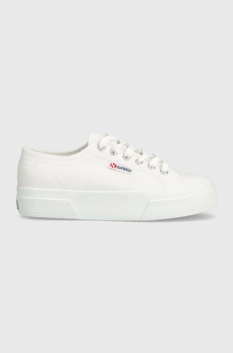 Superga tenisówki 2740 PLATFORM damskie kolor biały S21384W