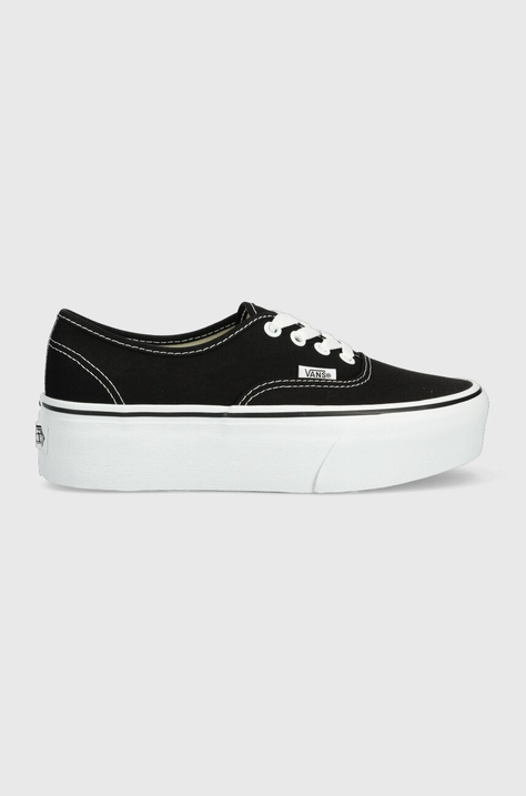 Teniske Vans Authentic Stackform ženske, črna barva, VN0A5KXXBMX1