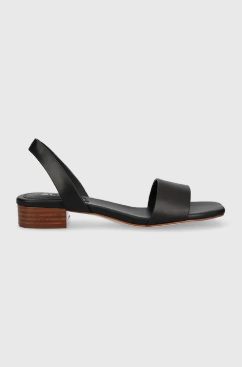 Kožne sandale Aldo Dorenna za žene, boja: crna, 13578728.Dorenna