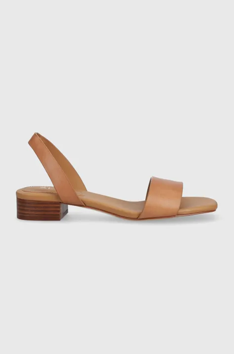 Kožené sandály Aldo Dorenna dámské, hnědá barva, 13578725