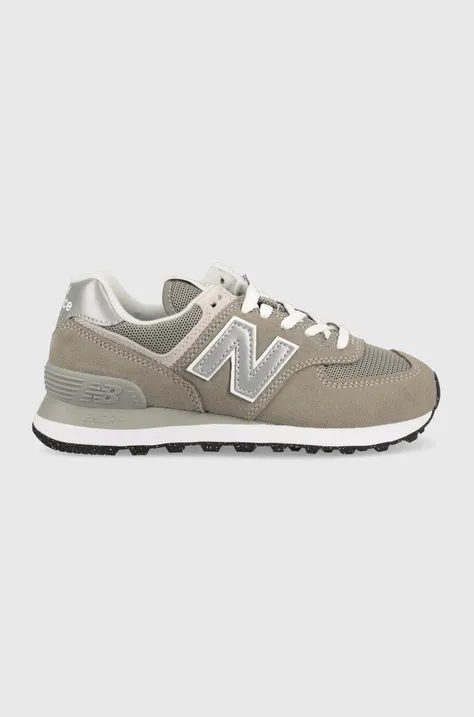 New Balance sneakers WL574EVG gray color